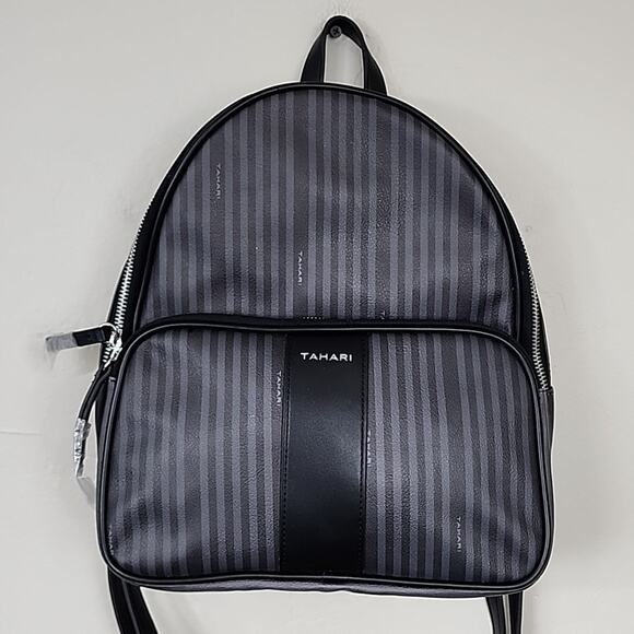 Tahari Handbags - NWT Tahari Pinstripe Backpack